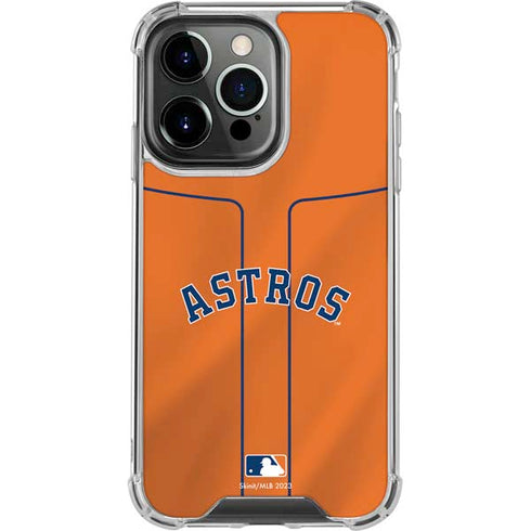 MLB Houston Astros Jersey Alternate iPhone 14 Pro Clear Case