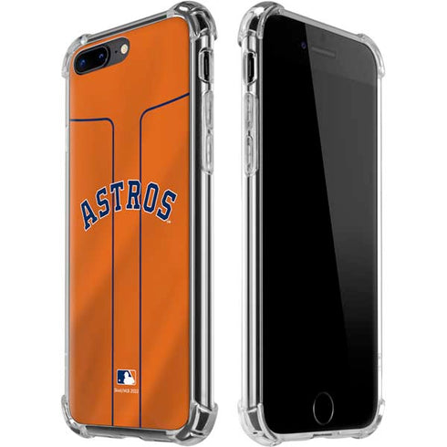 MLB Houston Astros Jersey Alternate iPhone 7/8 Plus Clear Case