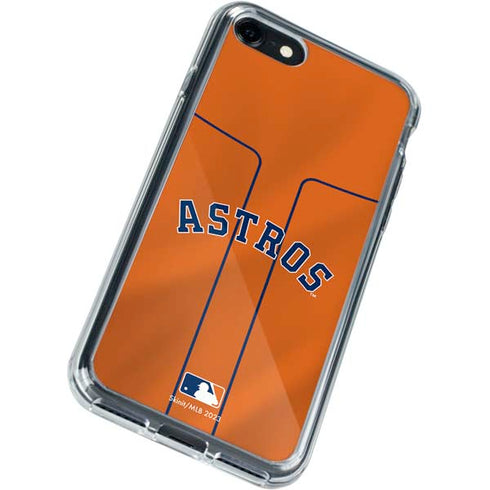 MLB Houston Astros Jersey Alternate iPhone SE (2nd & 3rd Gen) Clear Case