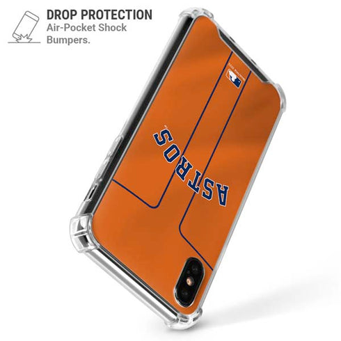 MLB Houston Astros Jersey Alternate iPhone XS Max Clear Case