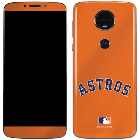 MLB Houston Astros Jersey Alternate Moto E5 Plus Skin