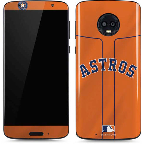 MLB Houston Astros Jersey Alternate Moto G6 Skin