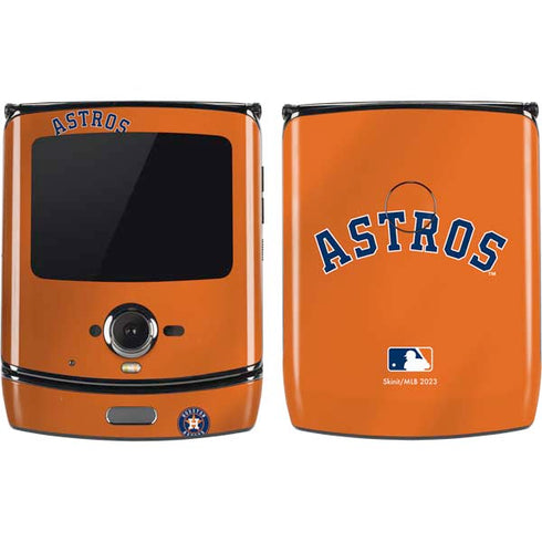MLB Houston Astros Jersey Alternate Motorola RAZR Skin