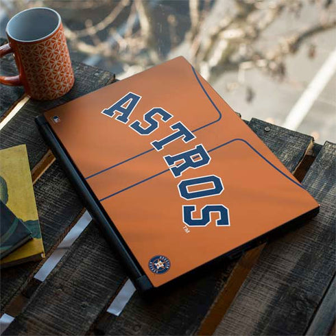MLB Houston Astros Jersey Alternate MSI GS65 Stealth Laptop Skin