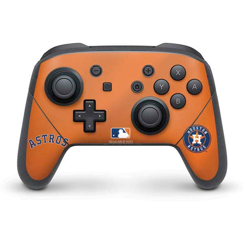 MLB Houston Astros Jersey Alternate Nintendo Switch Pro Controller Skin