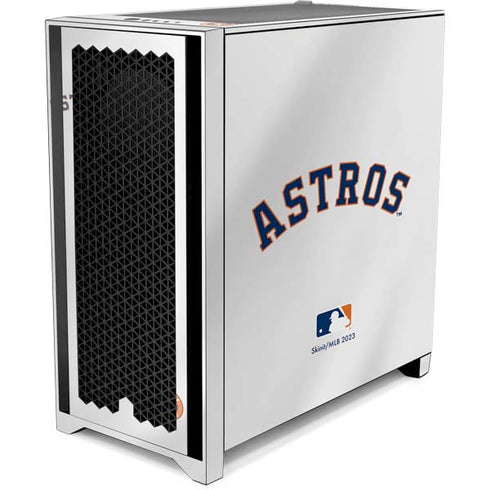 MLB Houston Astros Jersey Corsair 4000D Tempered Glass Mid-Tower ATX Case Skin