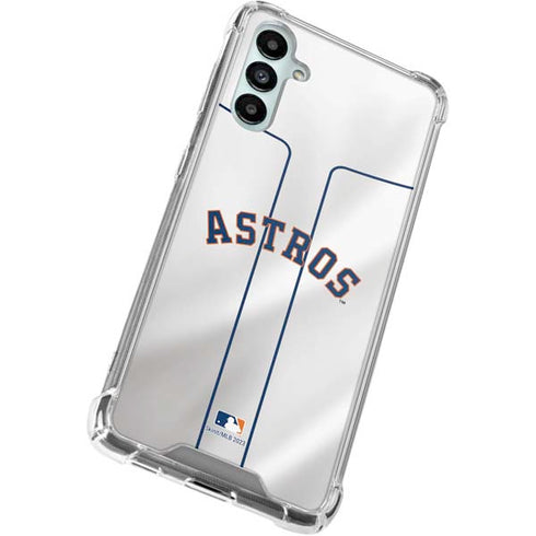 MLB Houston Astros Jersey Galaxy A15 5G Clear Case