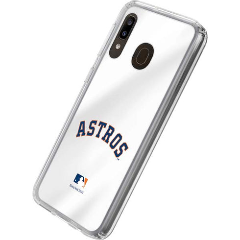MLB Houston Astros Jersey Galaxy A20 Clear Case