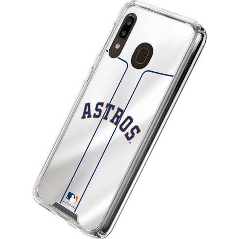 MLB Houston Astros Jersey Galaxy A30 Clear Case