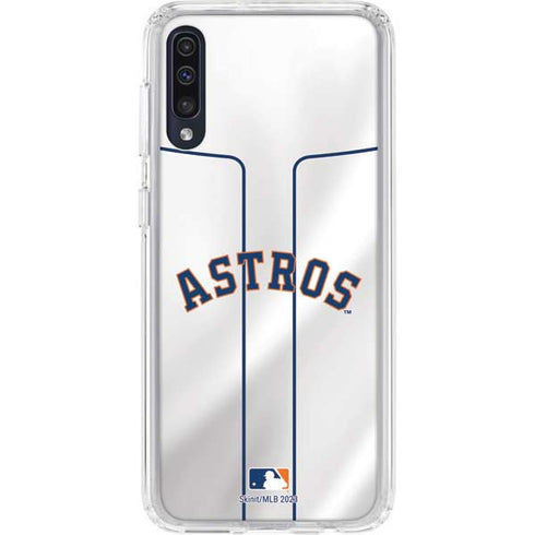 MLB Houston Astros Jersey Galaxy A50 Clear Case