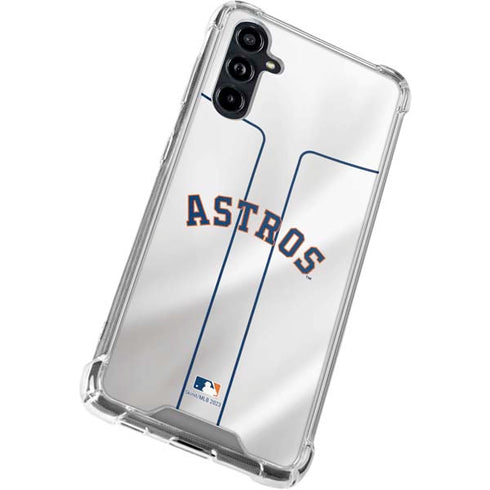 MLB Houston Astros Jersey Galaxy A54 5G Clear Case