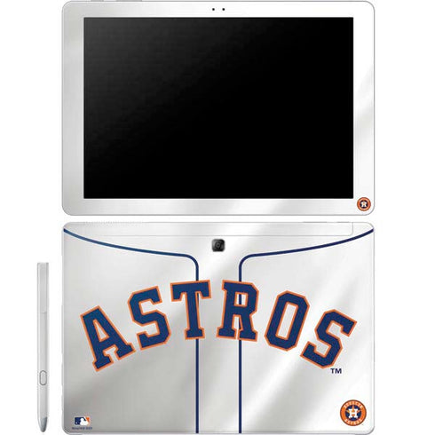 MLB Houston Astros Jersey Galaxy Book 12in Skin