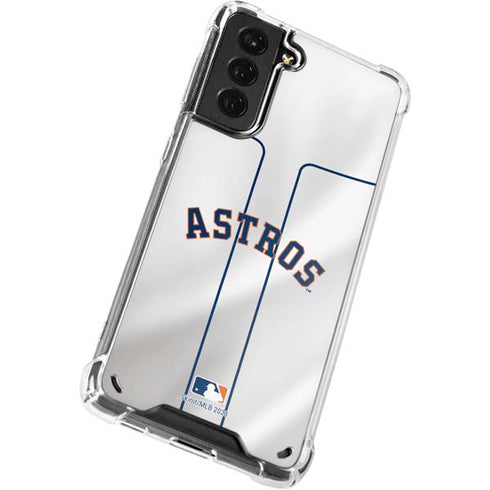 MLB Houston Astros Jersey Galaxy S21 5G Clear Case