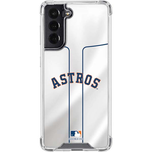 MLB Houston Astros Jersey Galaxy S22 Clear Case