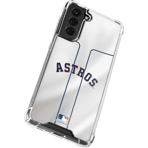 MLB Houston Astros Jersey Galaxy S22 Clear Case