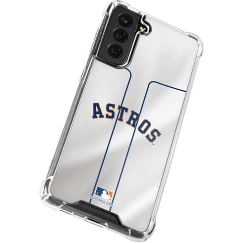 MLB Houston Astros Jersey Galaxy S22 Plus Clear Case