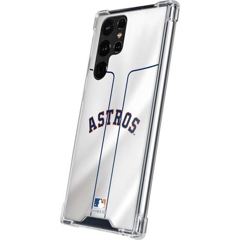 MLB Houston Astros Jersey Galaxy S22 Ultra Clear Case