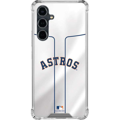 MLB Houston Astros Jersey Galaxy S23 FE Clear Case