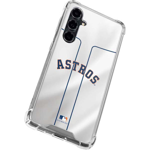 MLB Houston Astros Jersey Galaxy S23 FE Clear Case