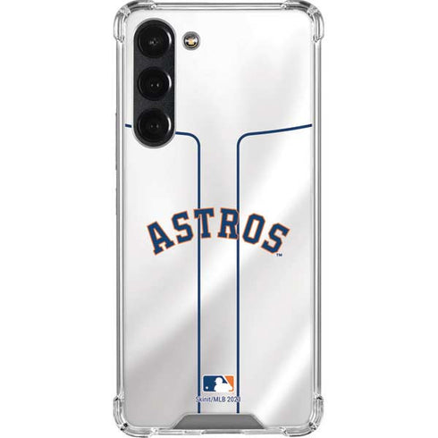 MLB Houston Astros Jersey Galaxy S23 Plus Clear Case