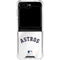 MLB Houston Astros Jersey Galaxy Z Flip5 5G Clear Case