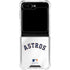 MLB Houston Astros Jersey Galaxy Z Flip5 5G Clear Case
