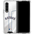MLB Houston Astros Jersey Galaxy Z Fold4 5G Clear Case