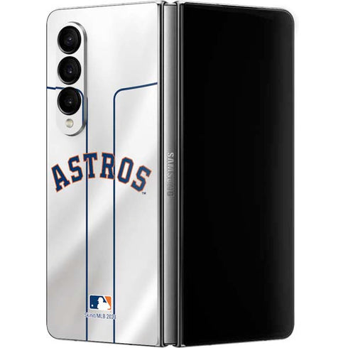 MLB Houston Astros Jersey Galaxy Z Fold4 5G Skin