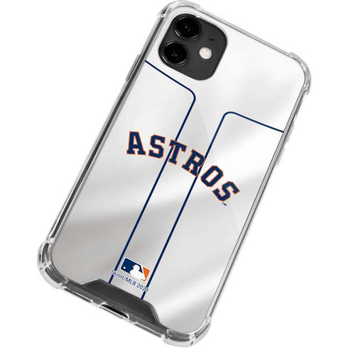 MLB Houston Astros Jersey iPhone 12 Clear Case