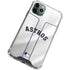 MLB Houston Astros Jersey iPhone 12 Pro Clear Case