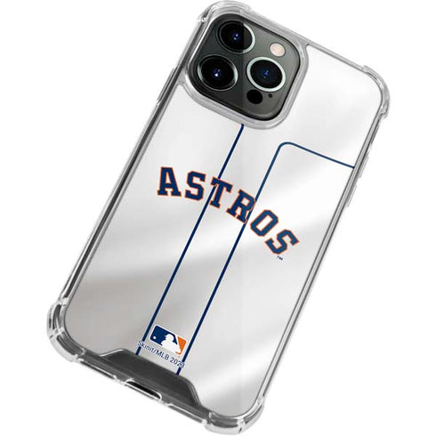 MLB Houston Astros Jersey iPhone 13 Pro Clear Case
