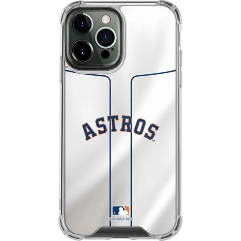 MLB Houston Astros Jersey iPhone 13 Pro Max Clear Case