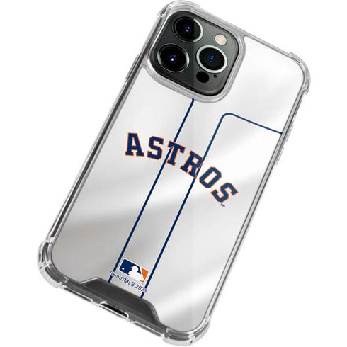MLB Houston Astros Jersey iPhone 13 Pro Max Clear Case