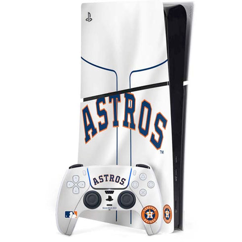 MLB Houston Astros Jersey PS5 Slim Digital Edition Console Skin
