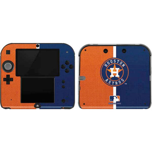 MLB Houston Astros Split Nintendo 2DS Skin
