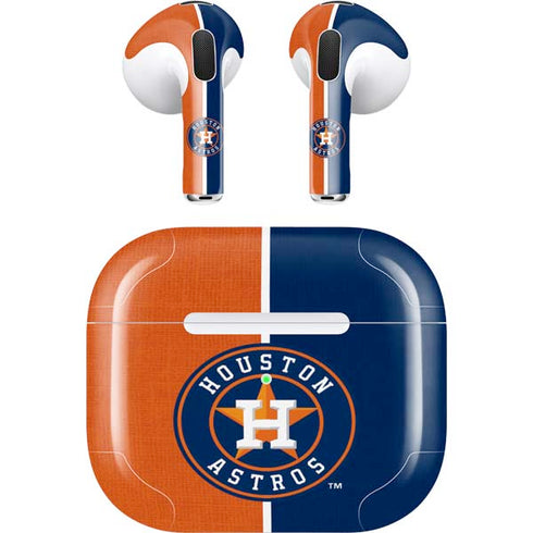 MLB Houston Astros Split Apple AirPods (3rd Gen 2021) Skin