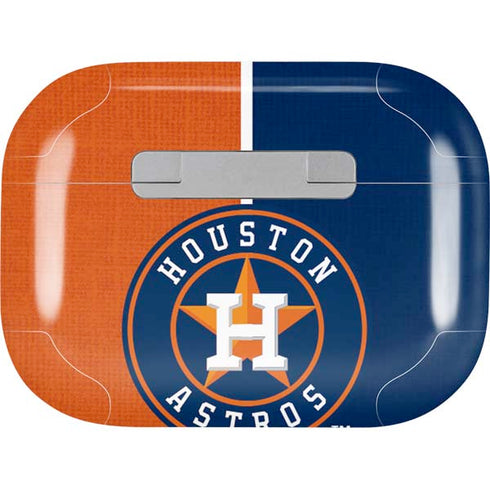MLB Houston Astros Split Apple AirPods Pro Skin