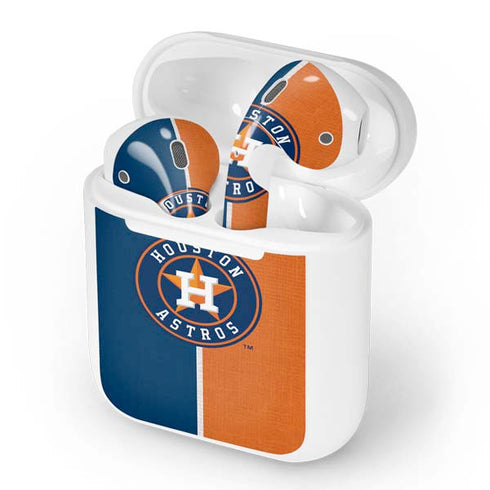 MLB Houston Astros Split Apple AirPods Skin