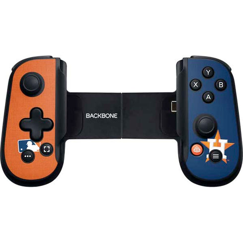 MLB Houston Astros Split Backbone One for iPhone Game Controller Skin