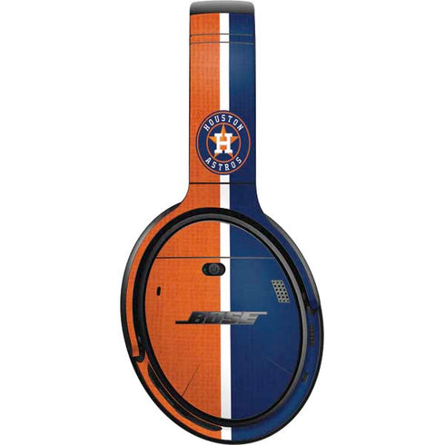 MLB Houston Astros Split Bose QuietComfort 35 II Headphones Skin