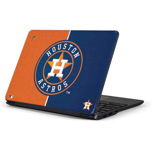 MLB Houston Astros Split Samsung Chromebook Skin