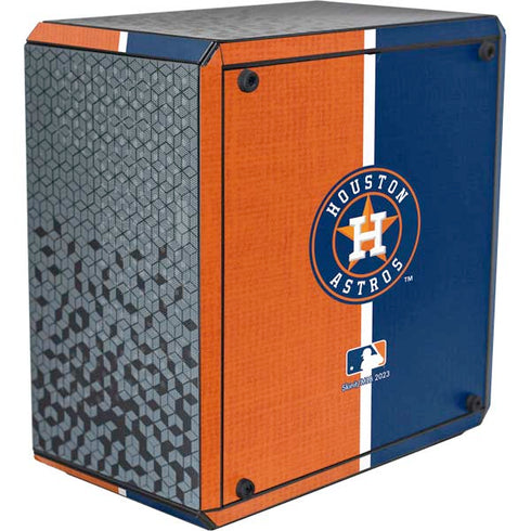 MLB Houston Astros Split Cooler Master MasterBox Q300L Mini Tower Skin