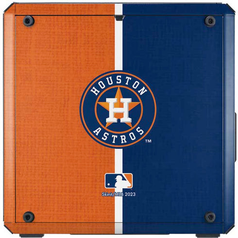 MLB Houston Astros Split Cooler Master MasterBox Q300L Mini Tower Skin