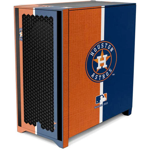 MLB Houston Astros Split Corsair 4000D Tempered Glass Mid-Tower ATX Case Skin