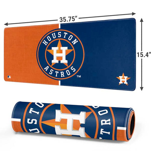MLB Houston Astros Split Gaming Mouse Pad