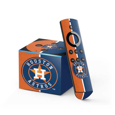 MLB Houston Astros Split Fire TV Cube Skin