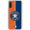 MLB Houston Astros Split Galaxy A10e Clear Case