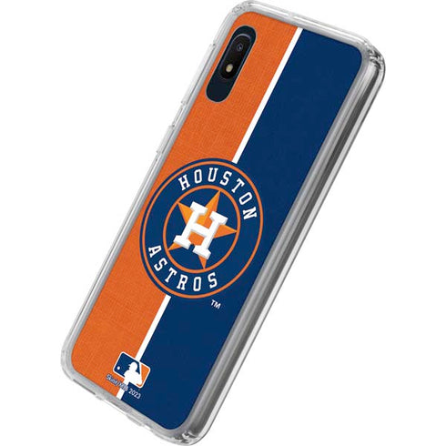 MLB Houston Astros Split Galaxy A10e Clear Case