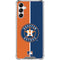 MLB Houston Astros Split Galaxy A14 5G Clear Case