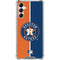 MLB Houston Astros Split Galaxy A15 5G Clear Case